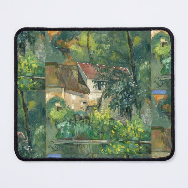 Item preview, House of Pere Lacroix by Paul Cézanne: Tranquil Post Impressionist Garden designed and sold by artofuniverse.