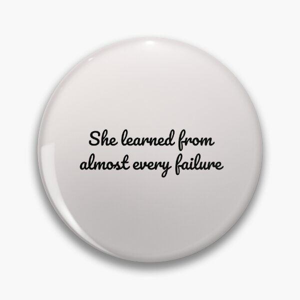 Item preview, Student Motivational Academic Mindset | She Learned From Almost Every Failure designed and sold by ApricityPhrases.