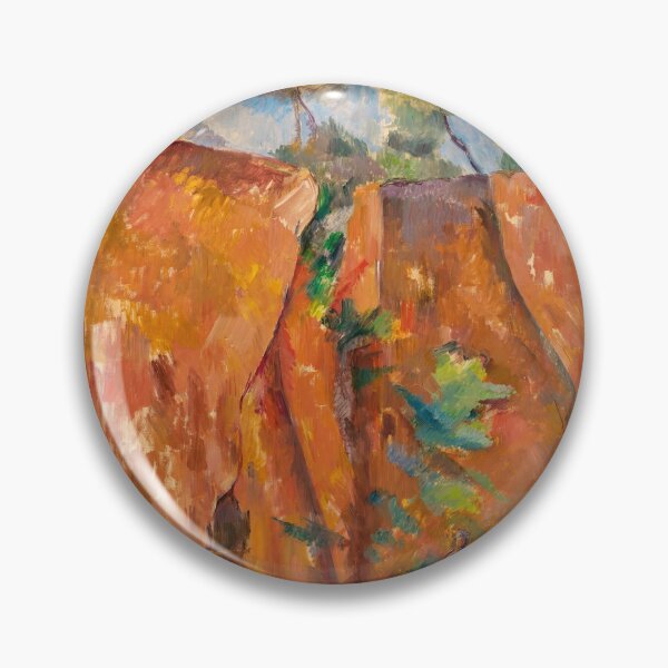 Item preview, In the Bibémus Quarry by Paul Cézanne: Post Impressionist Landscape Poster designed and sold by artofuniverse.