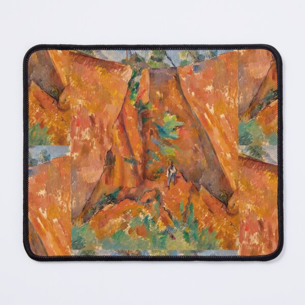 Item preview, In the Bibémus Quarry by Paul Cézanne: Post Impressionist Landscape Poster designed and sold by artofuniverse.