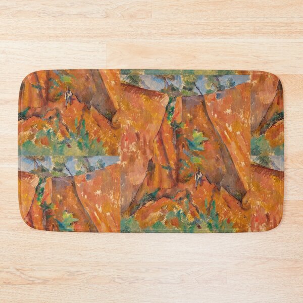 Item preview, In the Bibémus Quarry by Paul Cézanne: Post Impressionist Landscape Poster designed and sold by artofuniverse.