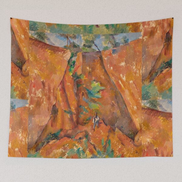 Item preview, In the Bibémus Quarry by Paul Cézanne: Post Impressionist Landscape Poster designed and sold by artofuniverse.