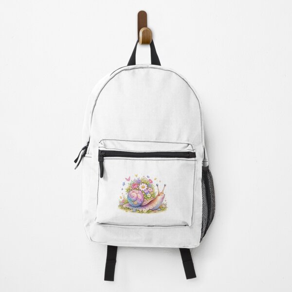 Item preview, Whimsical Wildflower Snail – Colorful Nature designed and sold by SOUFIANE1991.