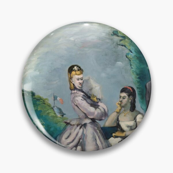 Item preview, La Conversation by Paul Cézanne: Post Impressionist Garden Conversation Poster designed and sold by artofuniverse.