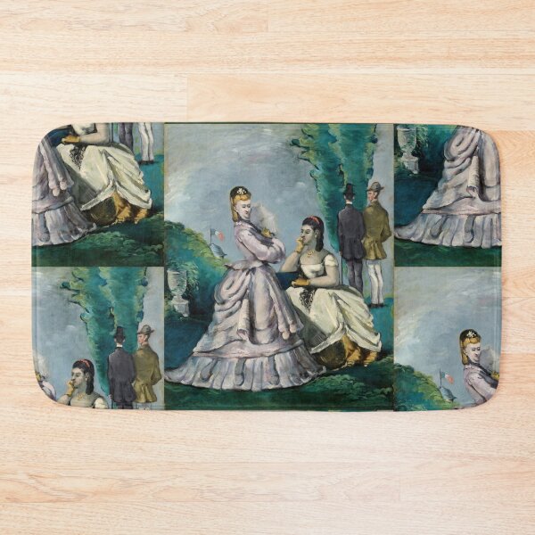 Item preview, La Conversation by Paul Cézanne: Post Impressionist Garden Conversation Poster designed and sold by artofuniverse.