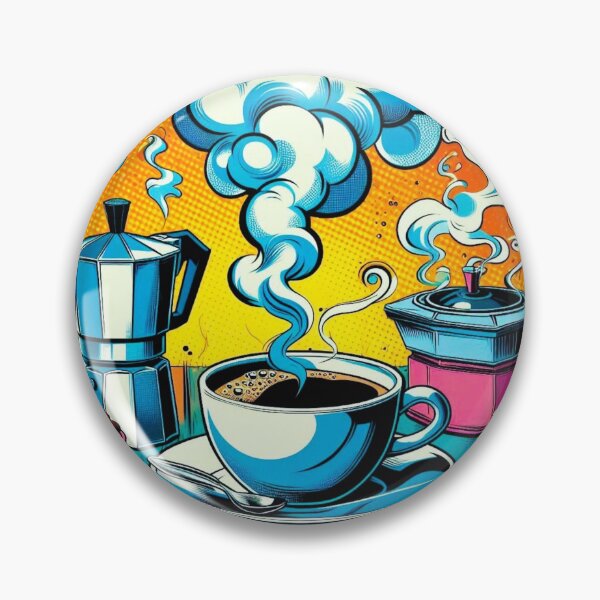 Artikelvorschau, Coffee Blast – Retro-Pop-Art-Gebräu entworfen und verkauft von Dogandesighn.
