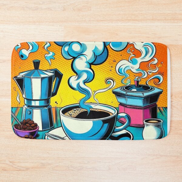 Item preview, Coffee Blast – Retro Pop Art Brew designed and sold by Dogandesighn.