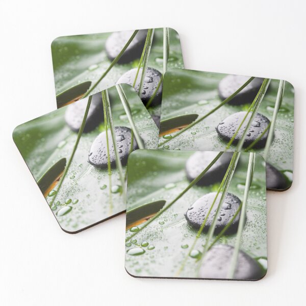Item preview, Zen Stones on Green Leaves designed and sold by katifinell.