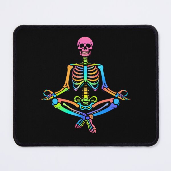 Item preview, Meditation Zen Skeleton – Mindfulness & Mental Health Aesthetic Art designed and sold by ColorSplash123.