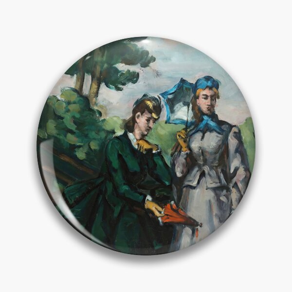 Item preview, La Promenade by Paul Cézanne: Post Impressionist fashion garden scene designed and sold by artofuniverse.