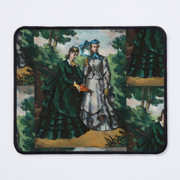 Item preview, La Promenade by Paul Cézanne: Post Impressionist fashion garden scene designed and sold by artofuniverse.