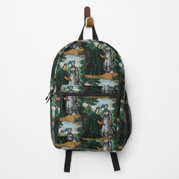 Item preview, La Promenade by Paul Cézanne: Post Impressionist fashion garden scene designed and sold by artofuniverse.