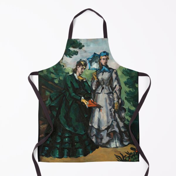 Item preview, La Promenade by Paul Cézanne: Post Impressionist fashion garden scene designed and sold by artofuniverse.