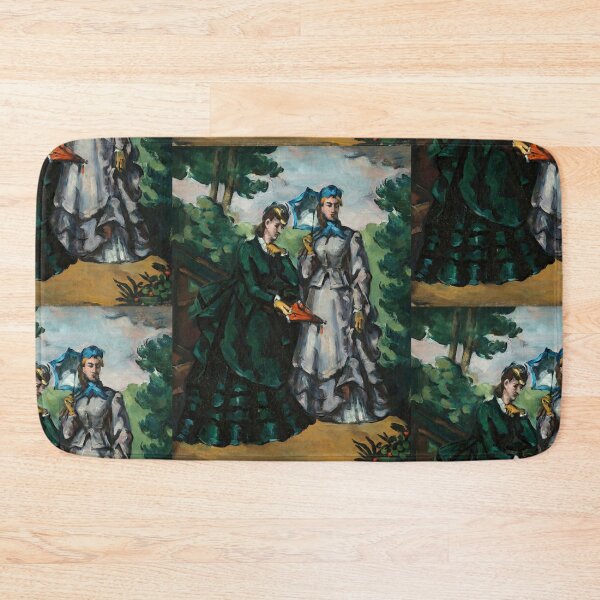 Item preview, La Promenade by Paul Cézanne: Post Impressionist fashion garden scene designed and sold by artofuniverse.