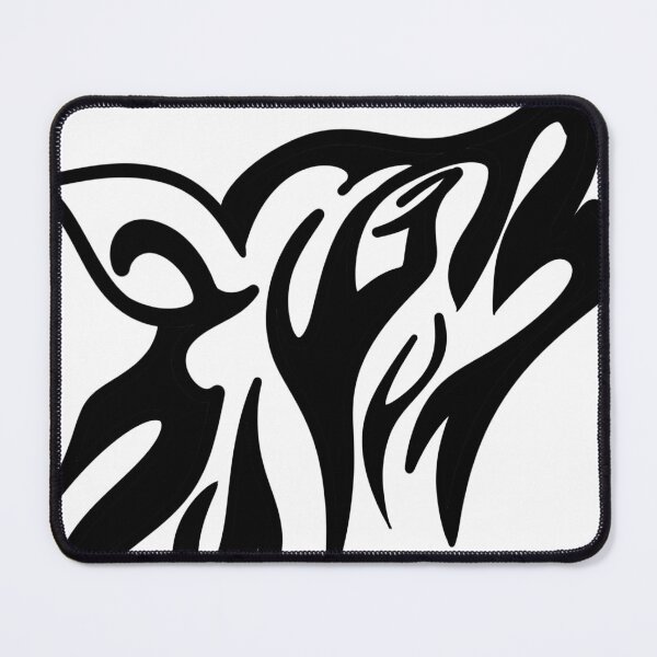 Item preview, Minimalist Tribal Wolf Howling - Bold Black and White Tattoo Style Art designed and sold by LYAN-STORE.