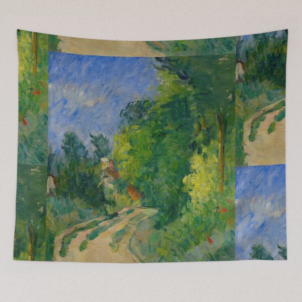 Item preview, La Route Tournante En Sous Bois by Paul Cézanne: Post Impressionist Landscape designed and sold by artofuniverse.