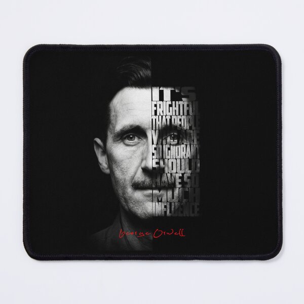 Item preview, George Orwell Splitface Quote Poster  designed and sold by Enea Kelo.