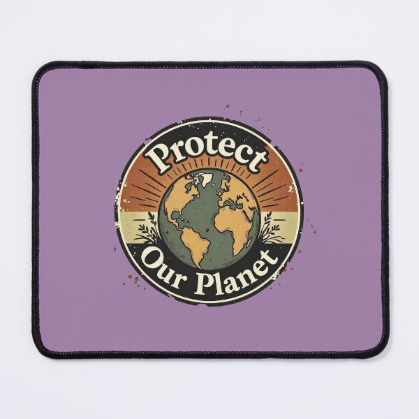 Item preview, Protect Our Planet | Vintage Sustainable Living Graphic designed and sold by InkWeaveShop.