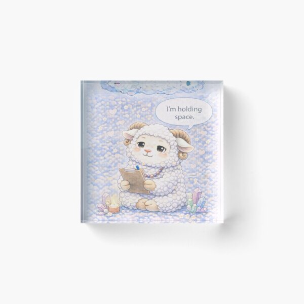 Item preview, Therapy-Speak Sheep | I’m Holding Space CareSheep Parody (Sheepism) designed and sold by Thpoar.