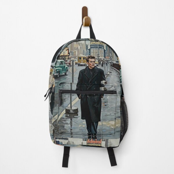 Item preview, The Times Square Wanderer: James Dean New York Impasto Portrait designed and sold by Art's Diner.