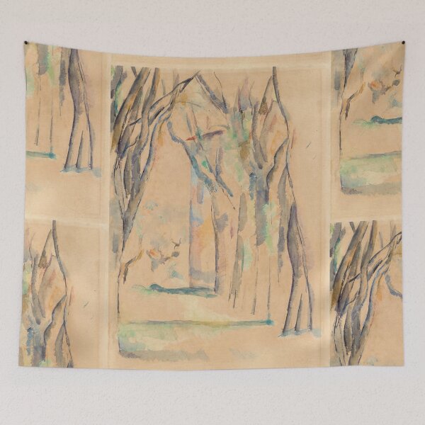 Item preview, Lallee Des Marronniers Au Jas De Bouffan by Paul Cézanne: Woodland Poster designed and sold by artofuniverse.