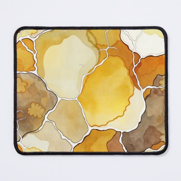 Item preview, An abstract pattern in shades of yellow. designed and sold by Ratatosk-AI.