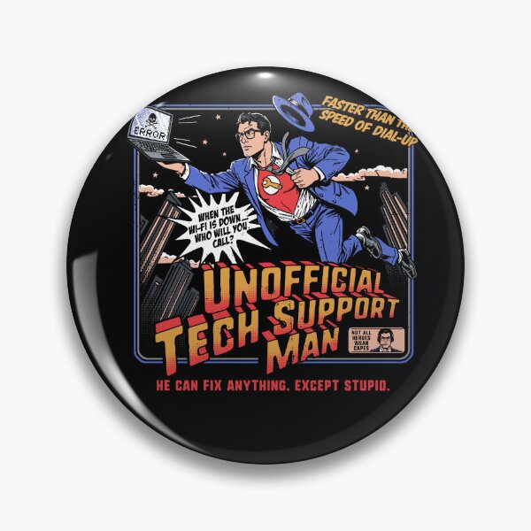 Item preview, Tech Support Superhero - Unpaid Tech Support designed and sold by Nerd Shizzle.