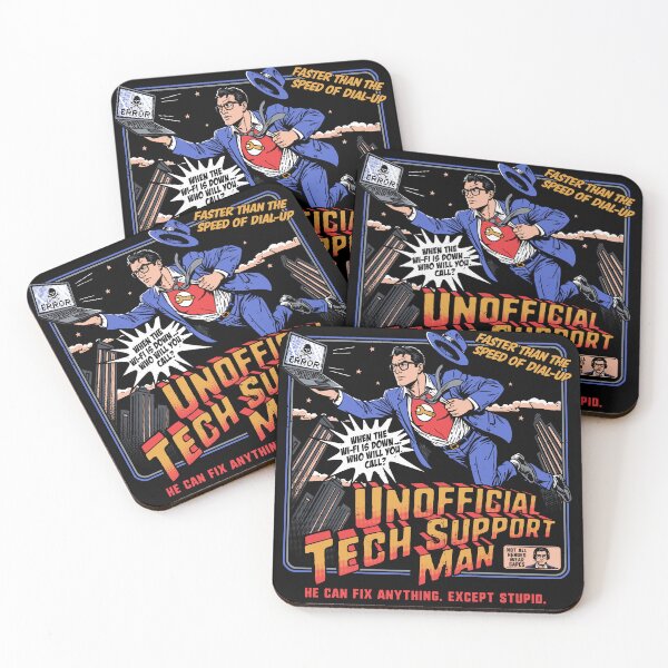 Item preview, Tech Support Superhero - Unpaid Tech Support designed and sold by Nerd Shizzle.