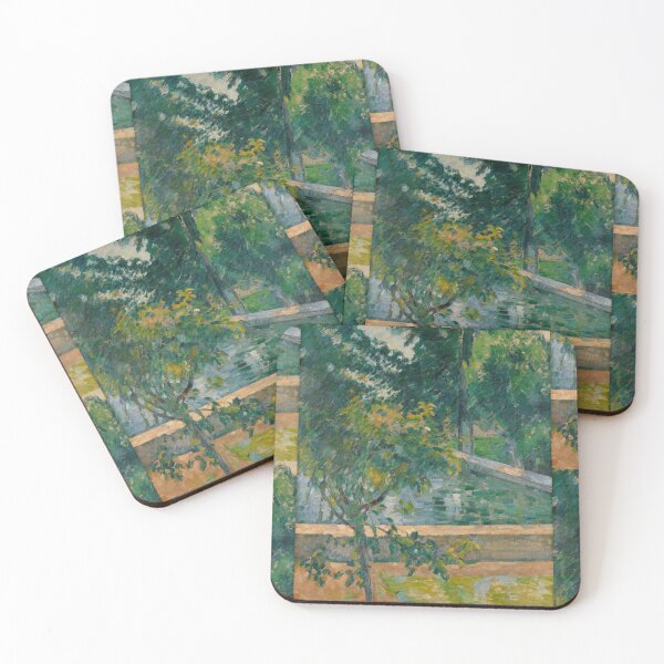 Item preview, Le Bassin du Jas de Bouffan by Paul Cézanne: Serene Landscape Poster designed and sold by artofuniverse.