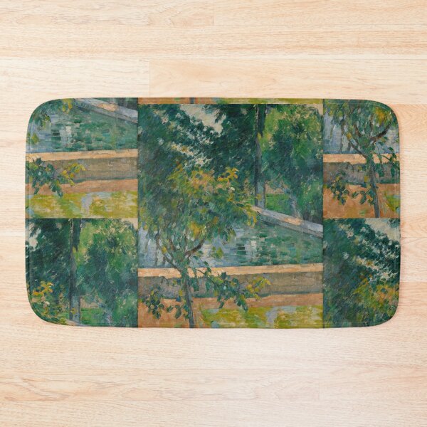 Item preview, Le Bassin du Jas de Bouffan by Paul Cézanne: Serene Landscape Poster designed and sold by artofuniverse.