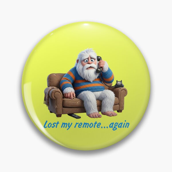 Item preview, Funny Yeti Lost My Remote T-Shirt | Bigfoot Sasquatch Meme Graphic Tee Adult Humor Gift designed and sold by CryptoCactus.
