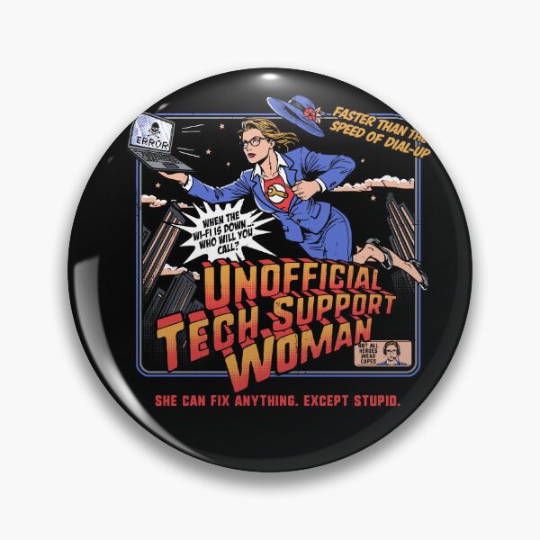 Item preview, Tech Support Superhero - Unpaid Tech Support designed and sold by Nerd Shizzle.