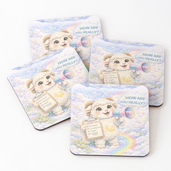 Item preview, Trauma-Check Sheep | How Are You Really CareSheep Parody (Sheepism) designed and sold by Thpoar.