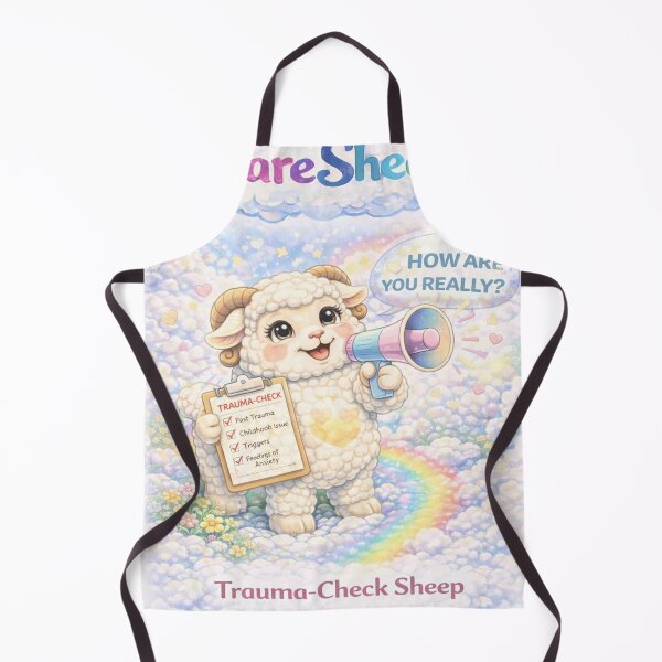 Item preview, Trauma-Check Sheep | How Are You Really CareSheep Parody (Sheepism) designed and sold by Thpoar.