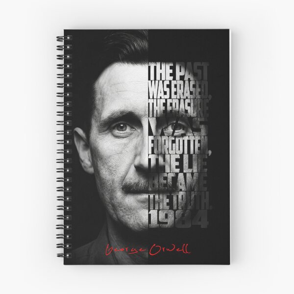Item preview, George Orwell Splitface Quote Poster  designed and sold by Enea Kelo.