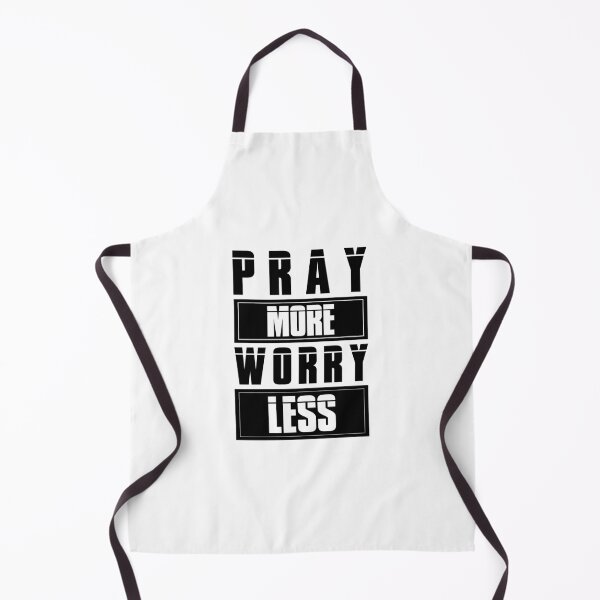 Item preview, Pray More Worry Less Minimalist Typography Design designed and sold by Gallory Hive.
