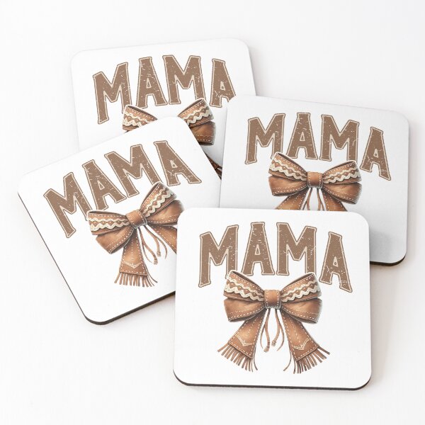 Item preview, Western MAMA – Leather Bow Cowgirl Mother’s Day Design designed and sold by Saxon Designs.