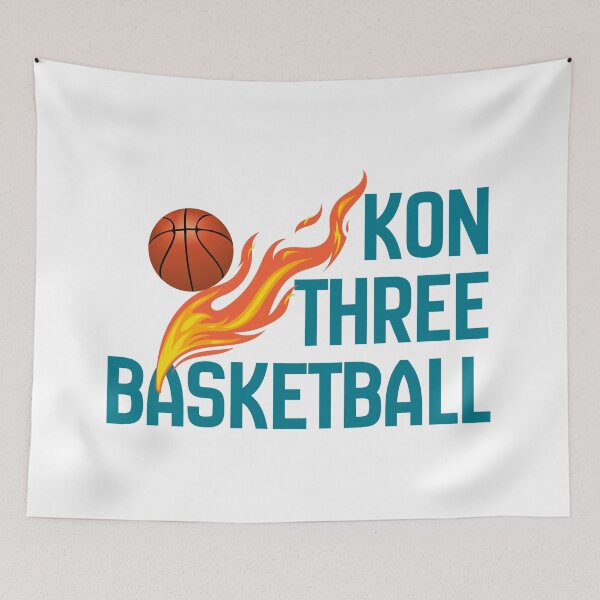 Item preview, Kon, Three, Basketball designed and sold by RDproject.