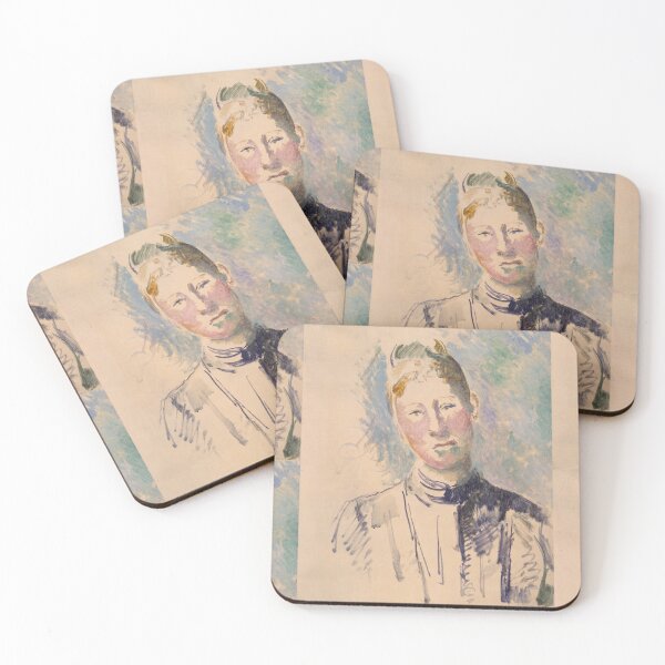 Item preview, Madame Cézanne de Paul Cézanne: póster de estudio de retrato posimpresionista designed and sold by artofuniverse.