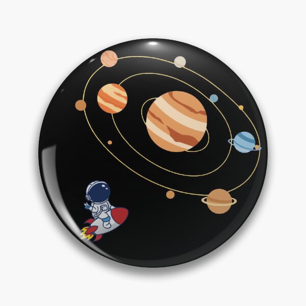 Item preview, Planets of Our Solar System - Modern Astronomy Art designed and sold by Mini Pixel Perfect Co..