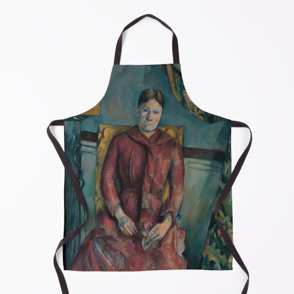 Item preview, Madame Cezanne in a Red Dress by Paul Cézanne: Post Impressionist Portrait designed and sold by artofuniverse.