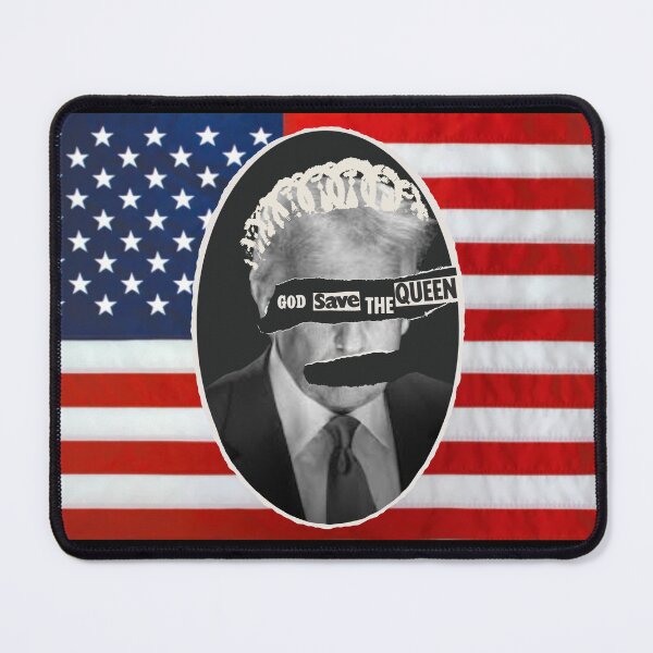 Item preview, Anti Trump God Save the Queen | Anti Authoritarian Political Satire designed and sold by Bored Imagination .
