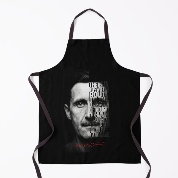 Item preview, George Orwell Splitface Quote Poster designed and sold by Enea Kelo.