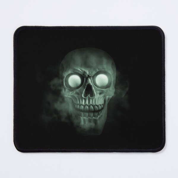 Item preview, Skull With Glowing Golf Ball Eyes designed and sold by katifinell.