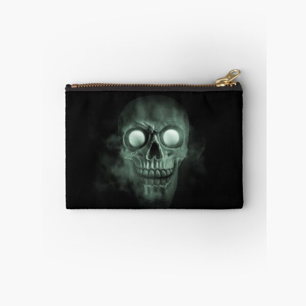 Item preview, Skull With Glowing Golf Ball Eyes designed and sold by katifinell.