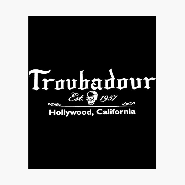Item preview,  Troubadour Hollywood California Nightclub Rock Music designed and sold by Rahul Muliyana.