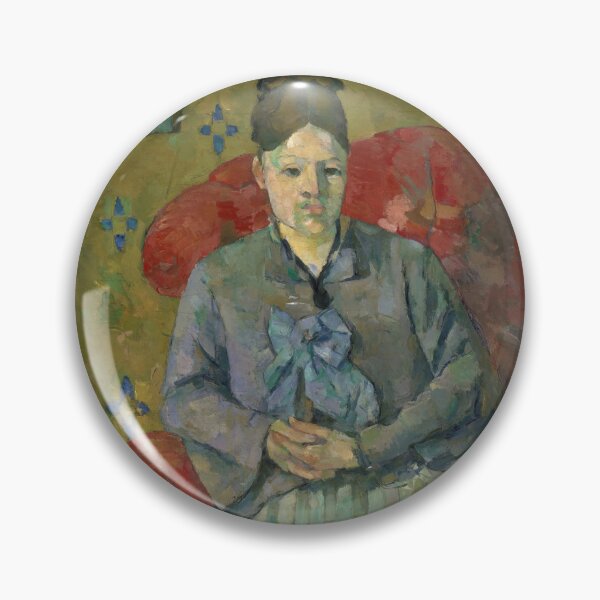 Item preview, Madame Cezanne in a Red Armchair by Paul Cézanne: Post Impressionist Portrait designed and sold by artofuniverse.