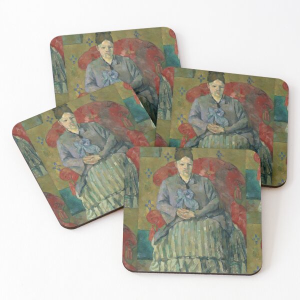 Item preview, Madame Cezanne in a Red Armchair by Paul Cézanne: Post Impressionist Portrait designed and sold by artofuniverse.
