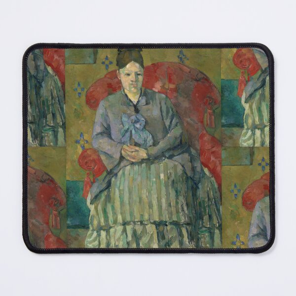 Item preview, Madame Cezanne in a Red Armchair by Paul Cézanne: Post Impressionist Portrait designed and sold by artofuniverse.