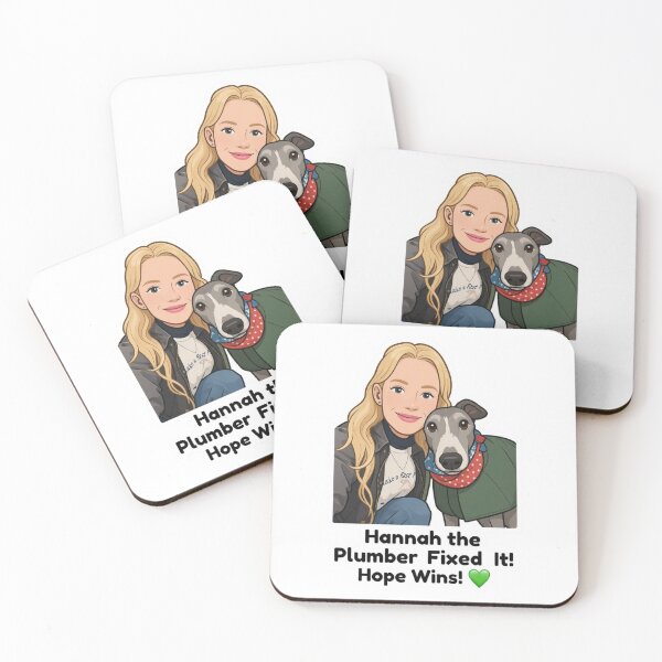 Item preview, Hannah the Plumber Fixed it! Green party England designed and sold by Vintage Vista Stickers.